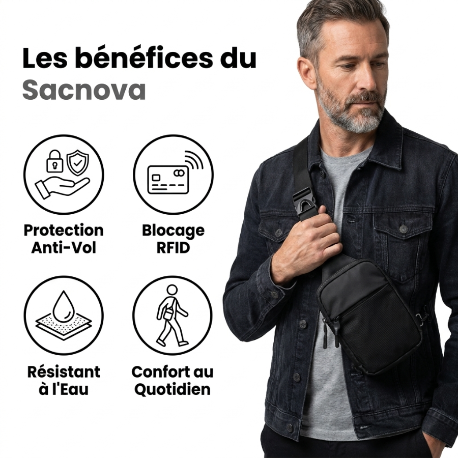 Sacnova | Le sac qui garde vos affaires en sécurité, chaque jour.